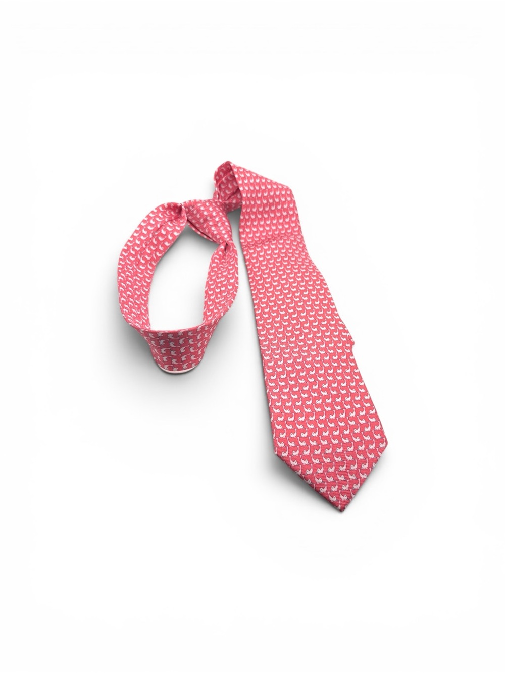 Salvatore Ferragamo Pink Patterned  Tie